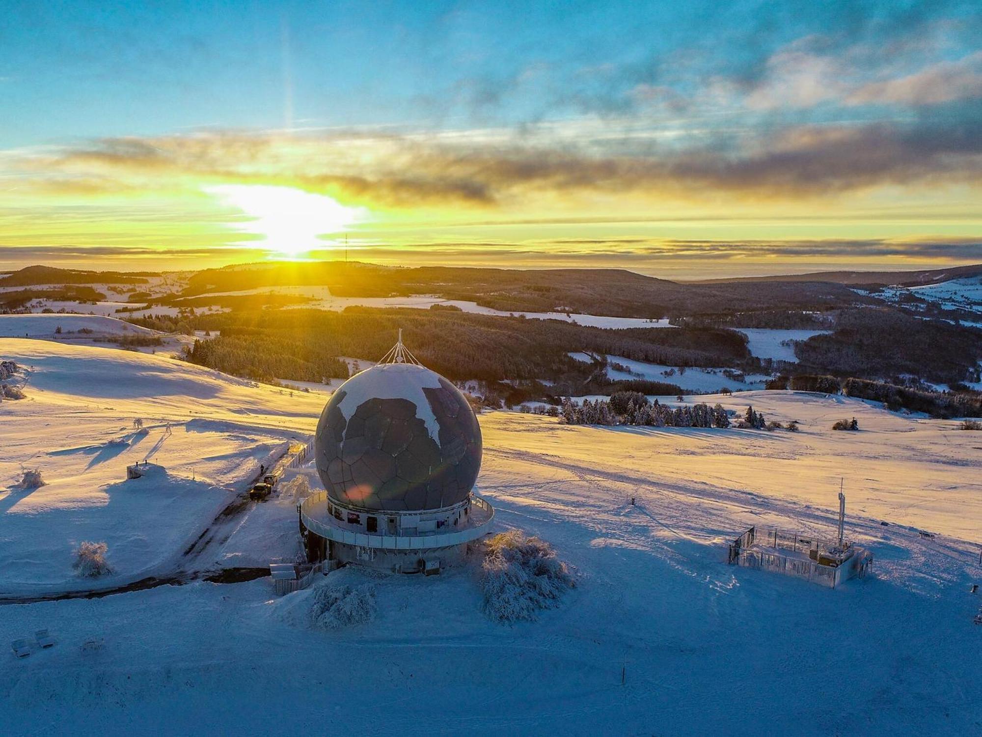 Berghotel Deutscher Flieger Wasserkuppe Gersfeld Exteriör bild
