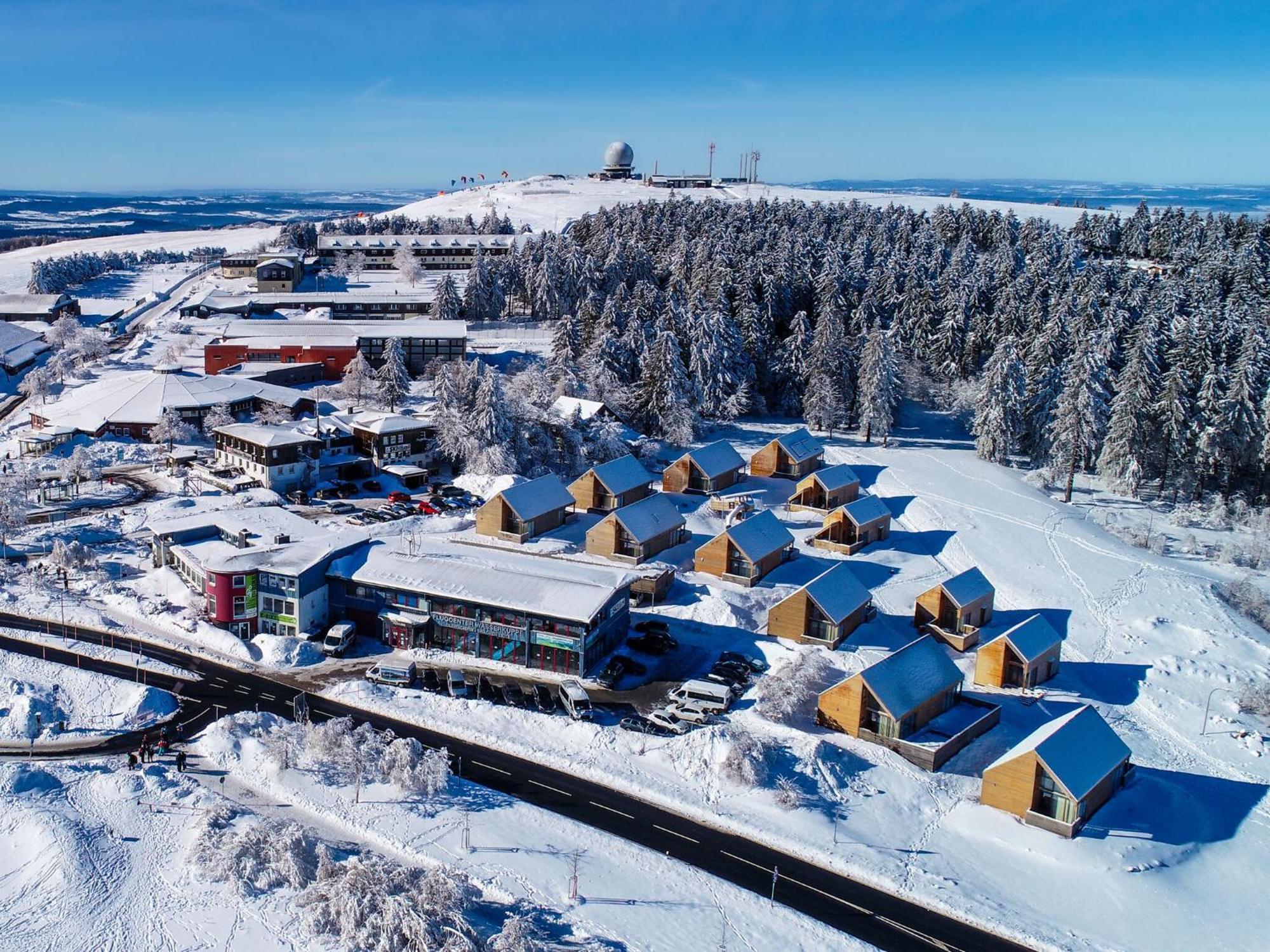 Berghotel Deutscher Flieger Wasserkuppe Gersfeld Exteriör bild