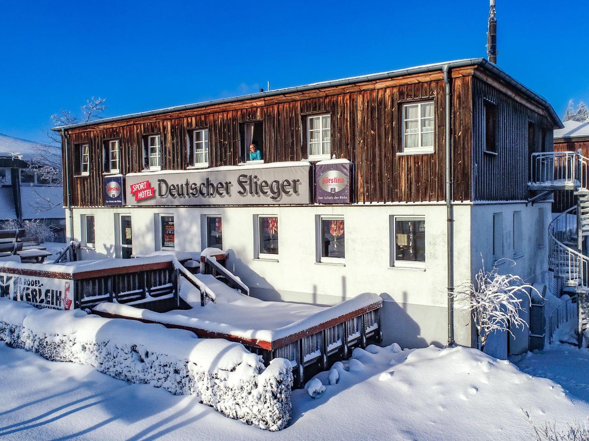 Berghotel Deutscher Flieger Wasserkuppe Gersfeld Exteriör bild
