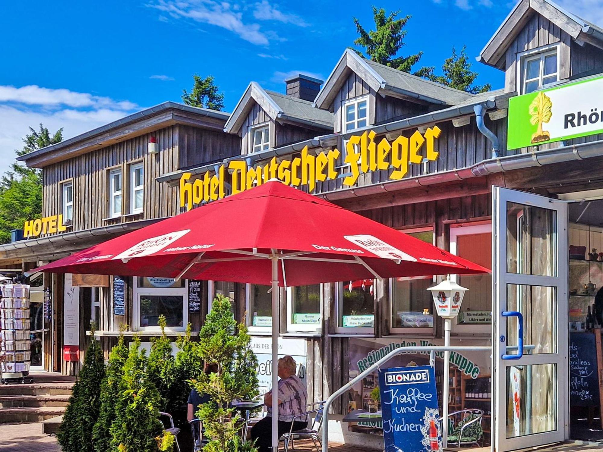 Berghotel Deutscher Flieger Wasserkuppe Gersfeld Exteriör bild